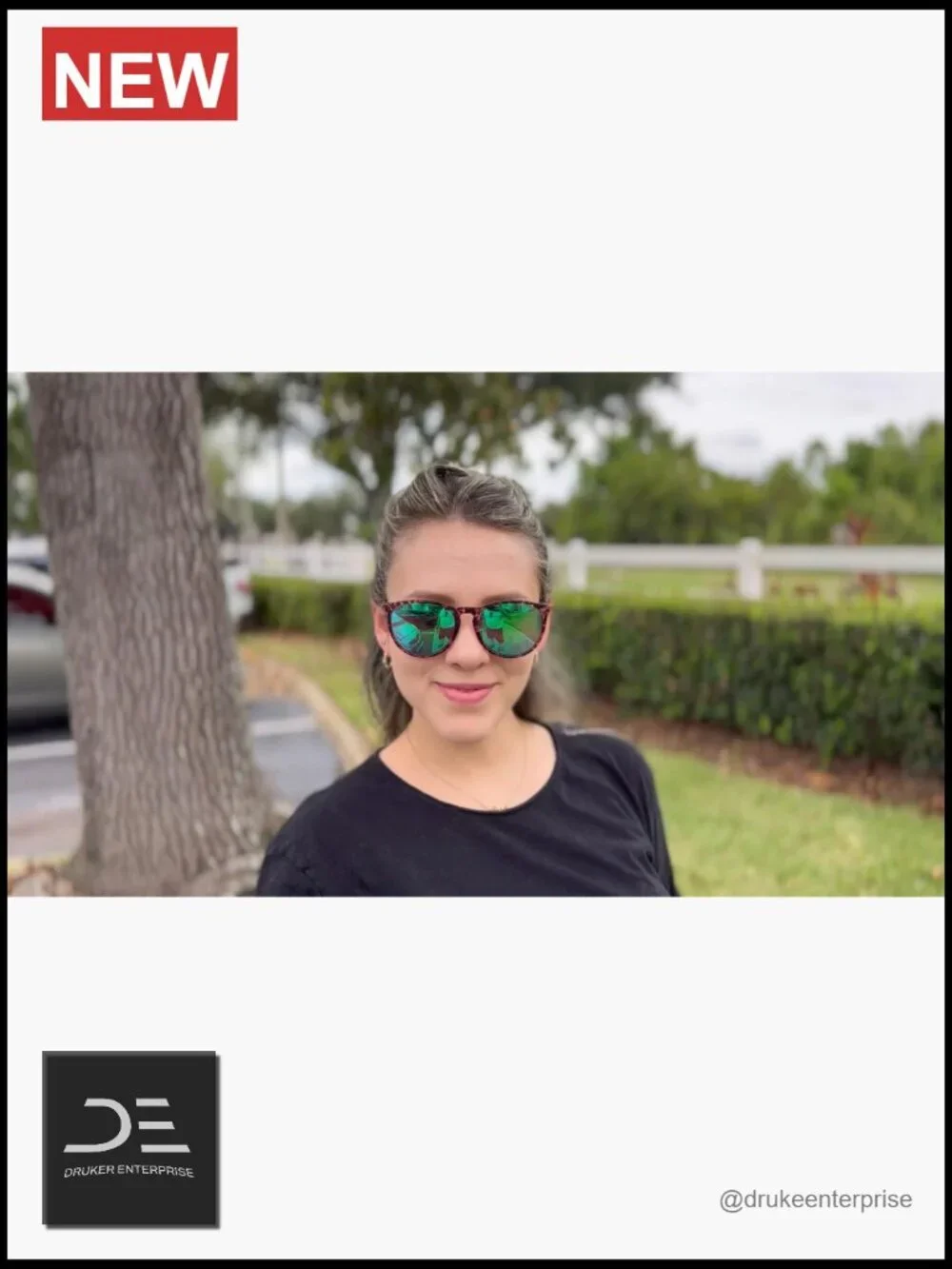 Retro Round Polarized Sunglasses for Women with UV Protection